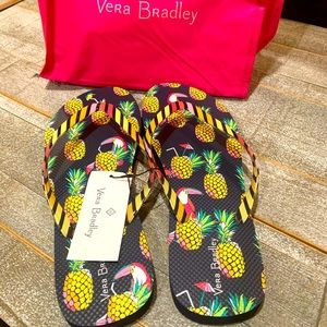 Vera Bradley flip-flops, Medium size 7-8